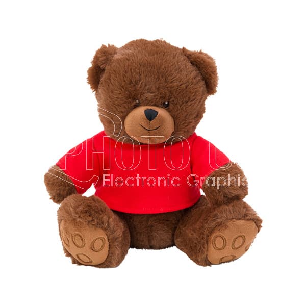 18 cm Sublimation Plush Teddy Bear with T-Shirt