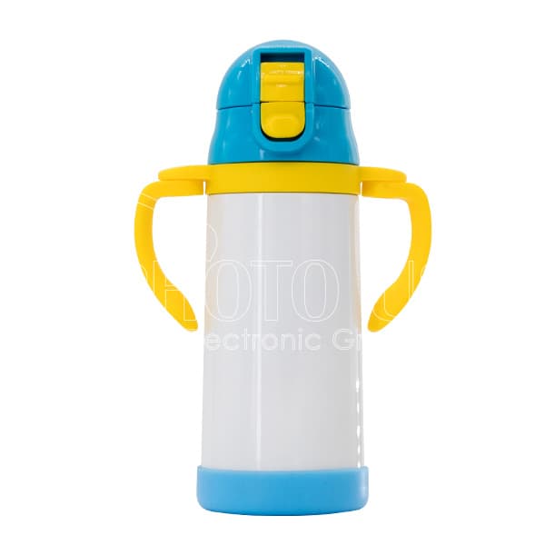 350 ml Double-Handle Baby Water Bottle w/ Straw