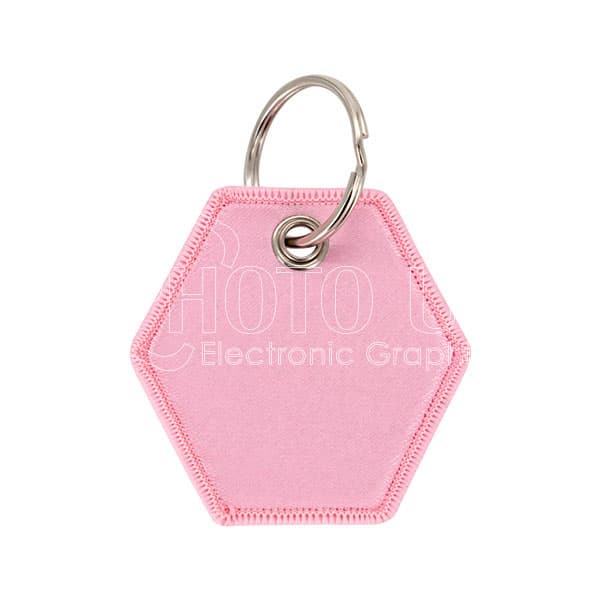 Personalized Colored Fabric Key Chain