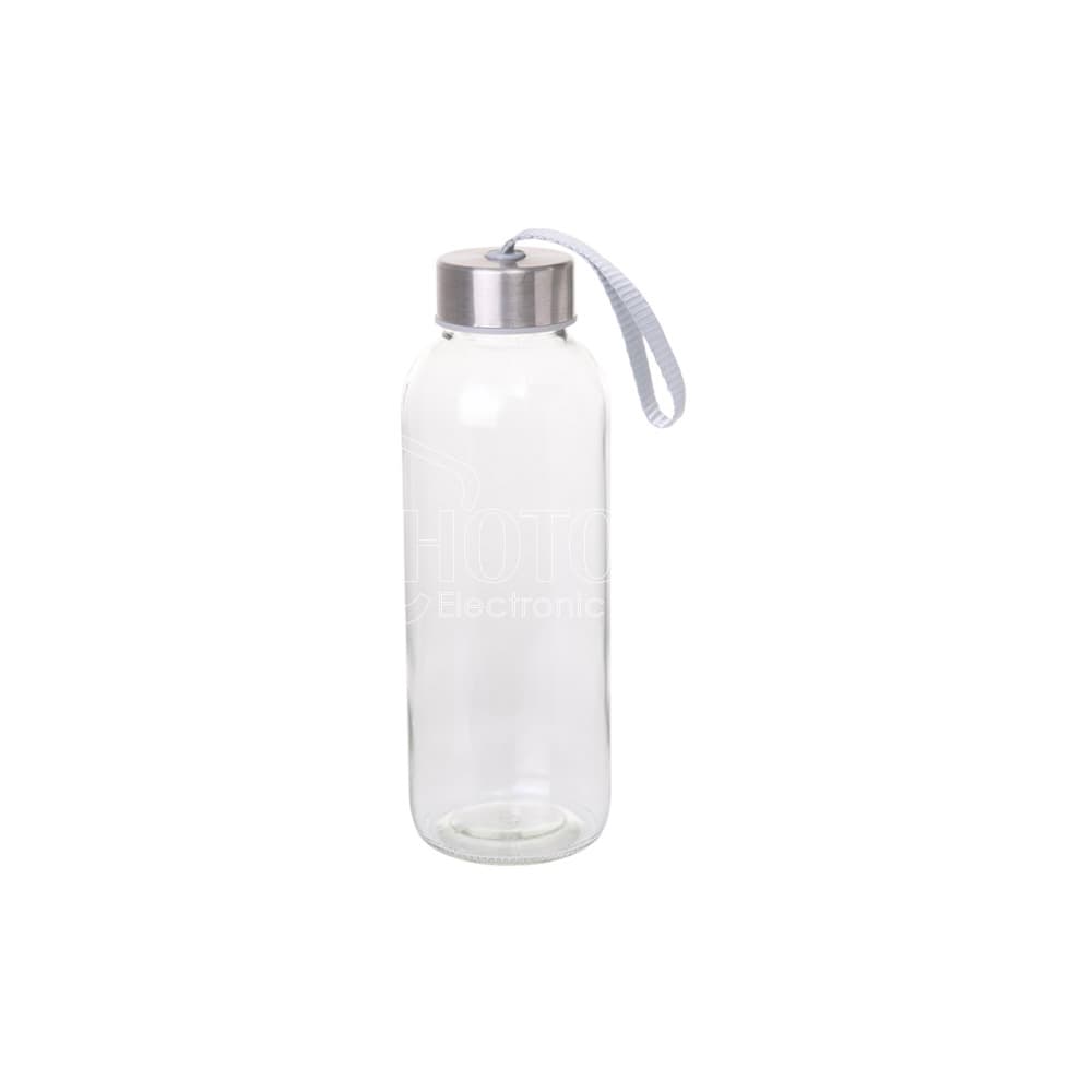 Sublimation Sports Glass Water Bottle with Ribbon Handle