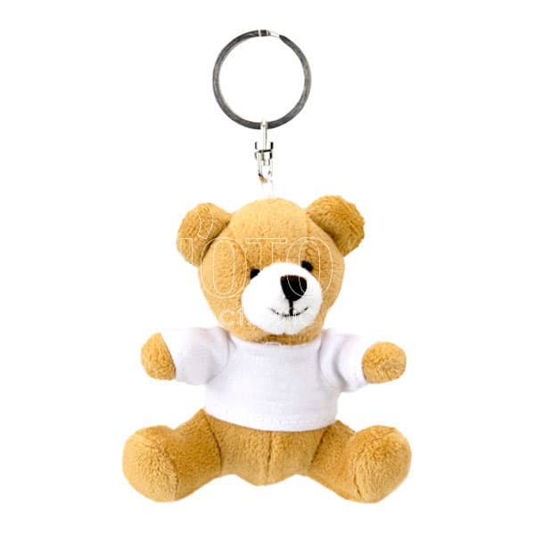 Personalized Teddy Bear Key Ring