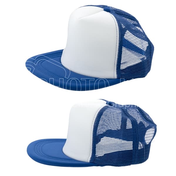 Sublimation Flat Bill Snapback Mesh Caps