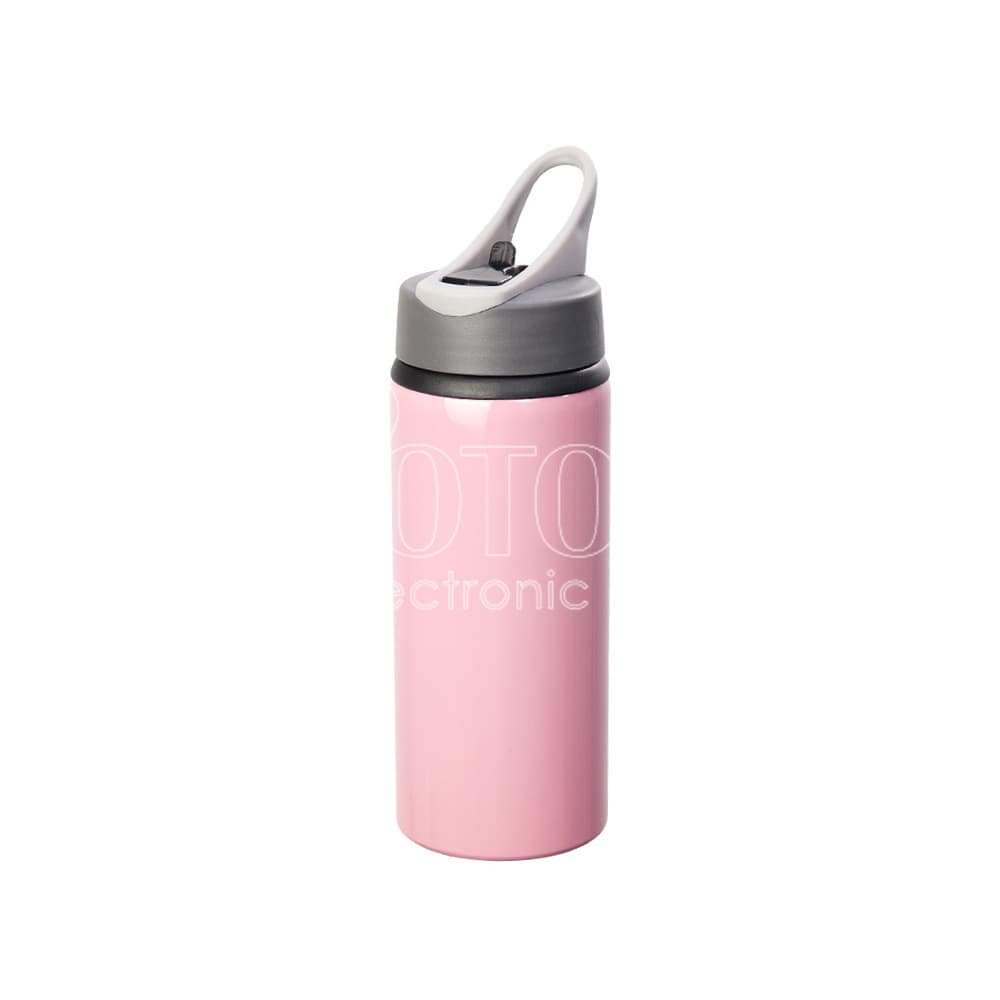600 ml Sublimation Colored Aluminum Sports Water Bottle with Straw Lid