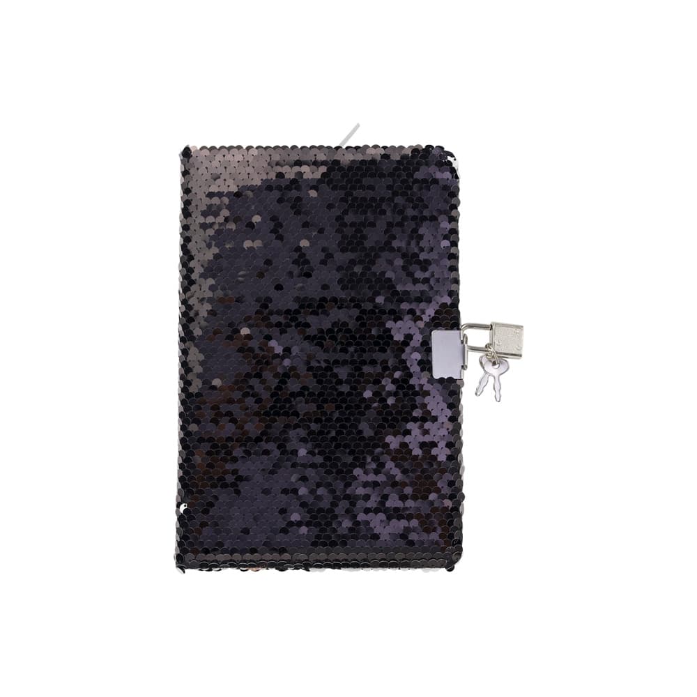 Sublimation A5 Magic Reversible Flip Sequin Notebook with Lock and Key