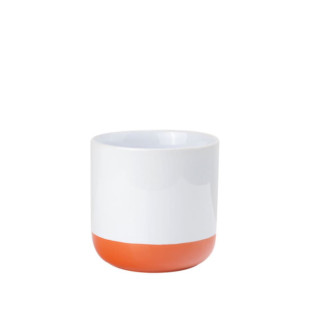 45 oz. Sublimation Coloured-Bottom Ceramic Plant Pot