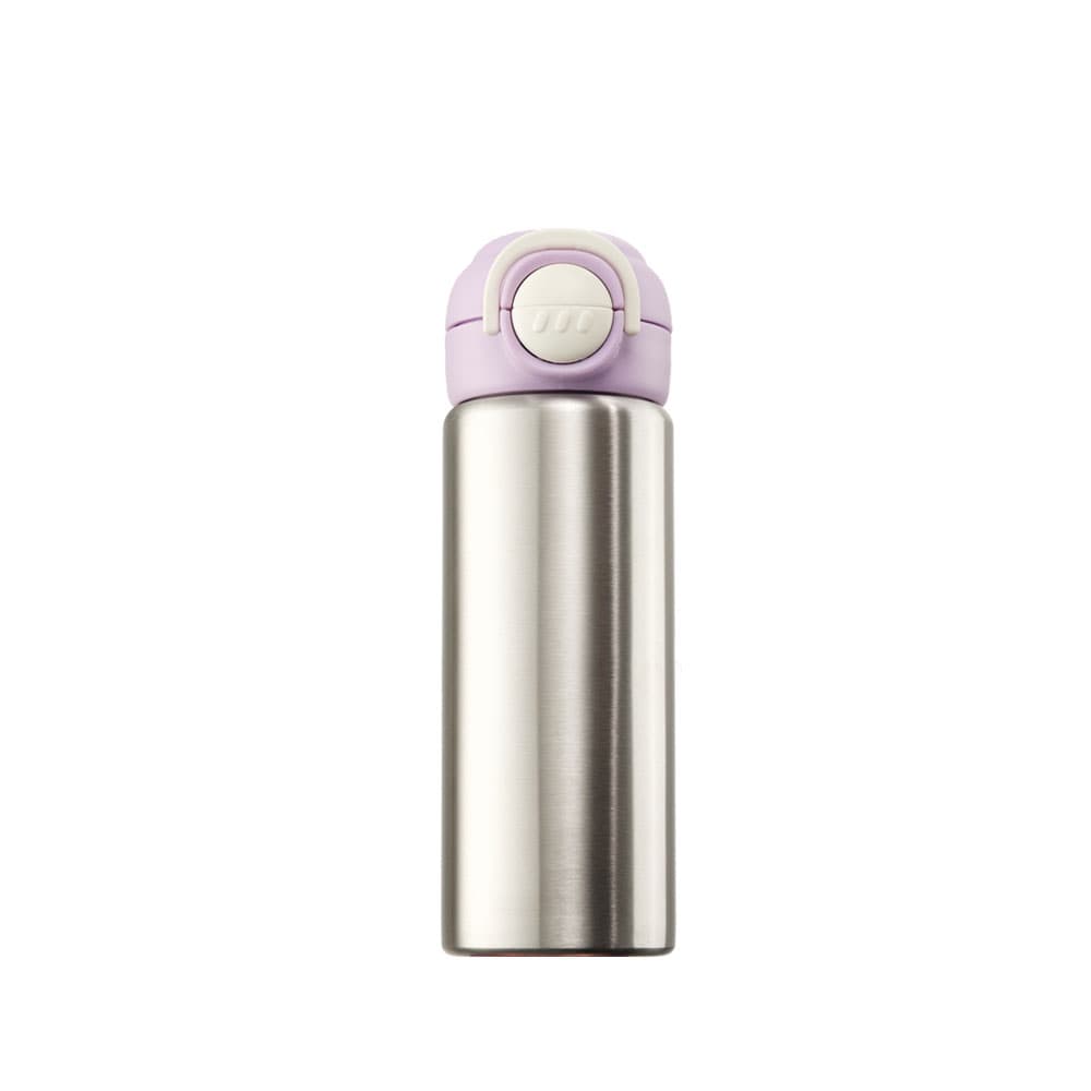 500ml Kids’ Insulated Stainless Steel Water Bottle with Flip-Top Lid