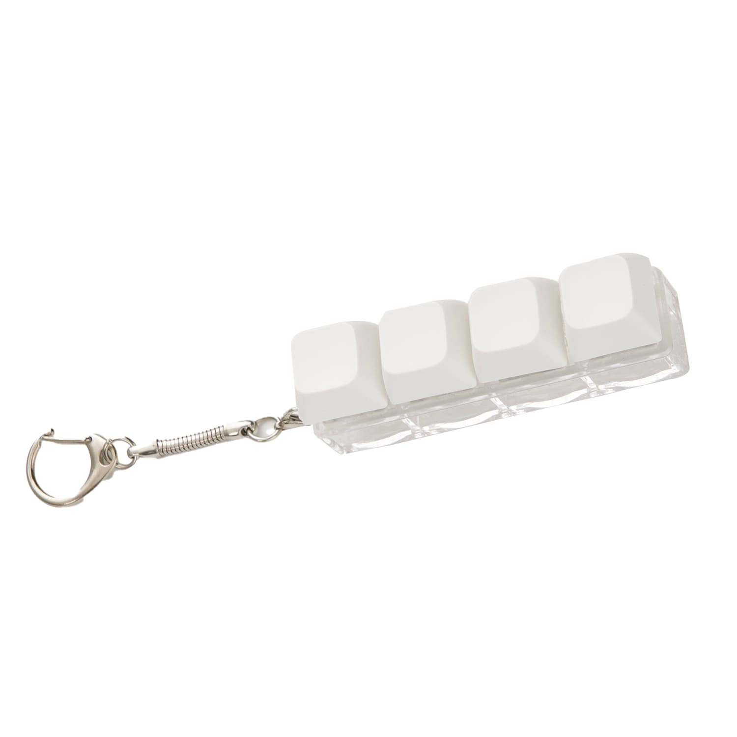 3D Sublimation Mechanical Stress Relief Keyboard Keychains with Nice Click Sound
