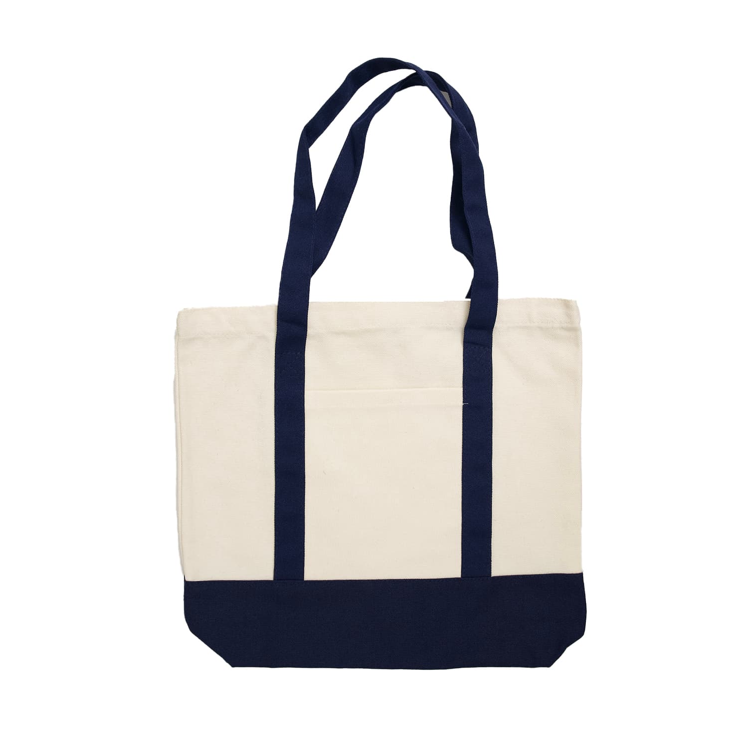 Sublimation Colored Handle & Bottom Canvas Tote Bag