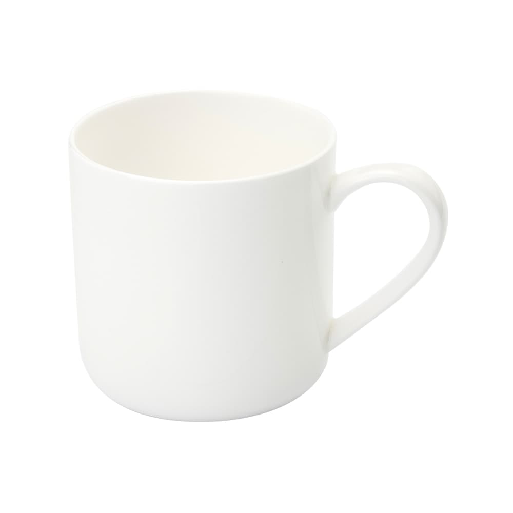 Sublimation Bone China Mug with Ear-Shaped Handle