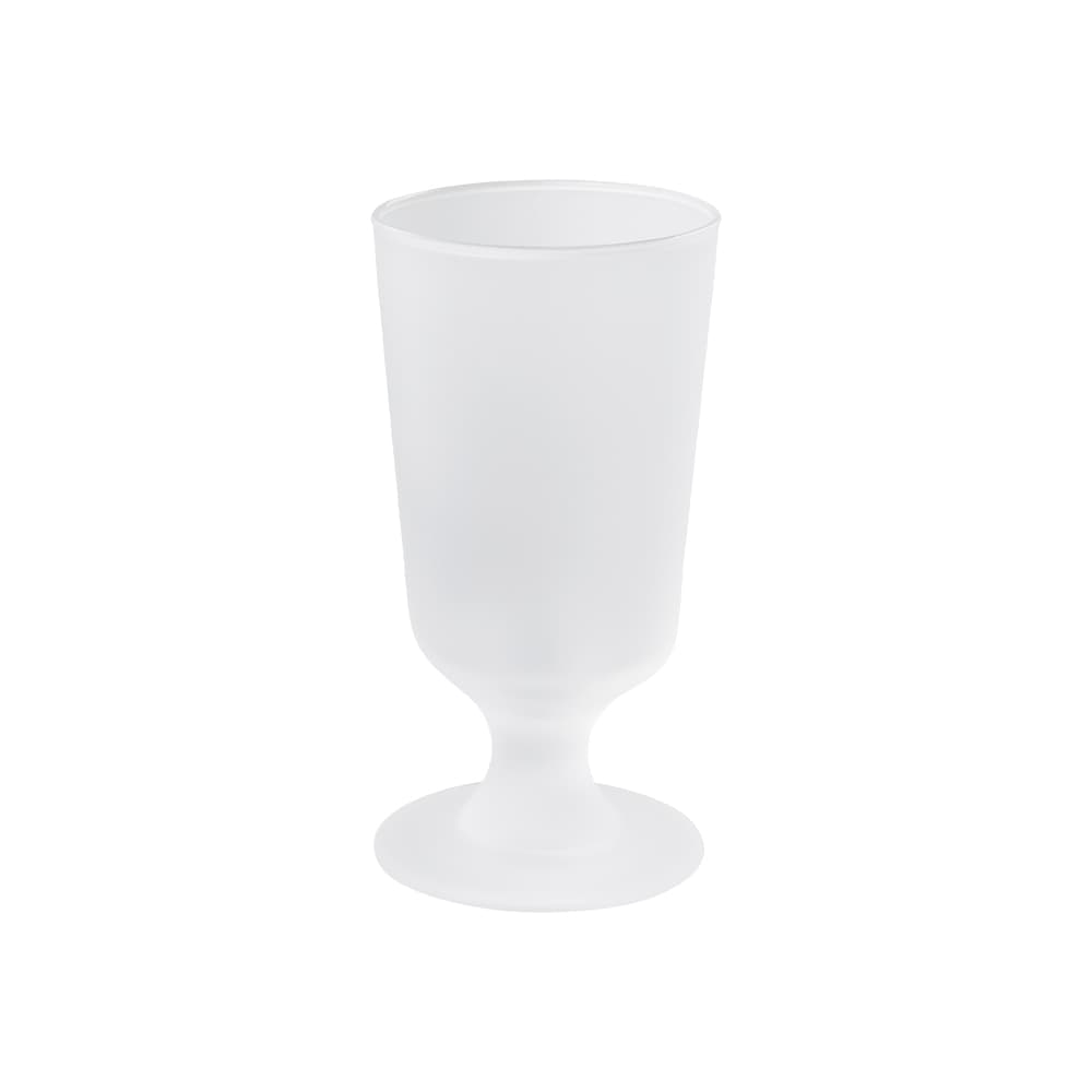 Sublimation Frosted Conical Glass Cup with Short Base