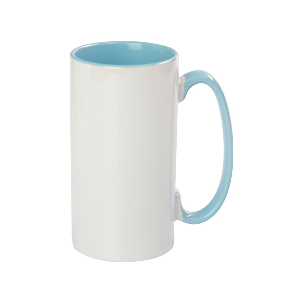 12 oz. Sublimation Two-Tone Slim Mug – Inside & Handle Colored