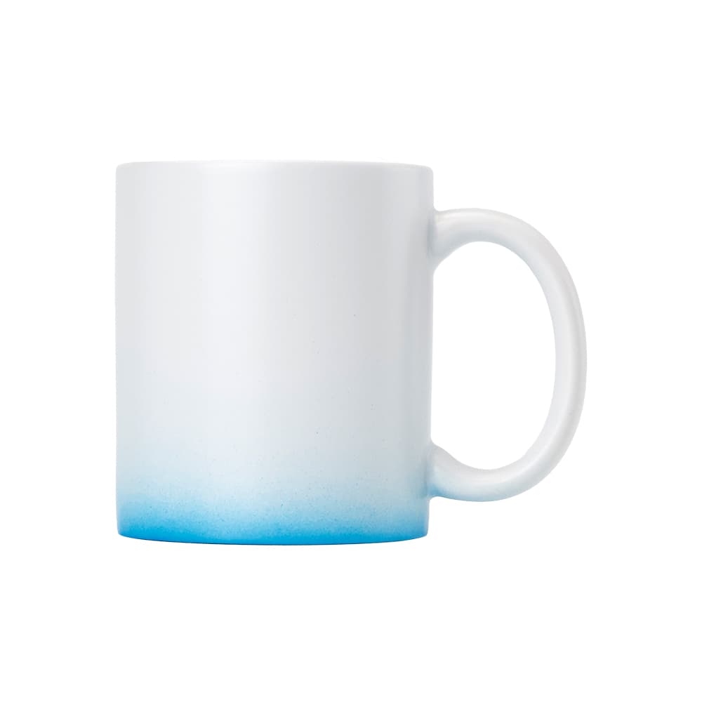 Sublimation 11 oz. Ceramic Mug with a Soft Color Fade Effect - Matte Finish