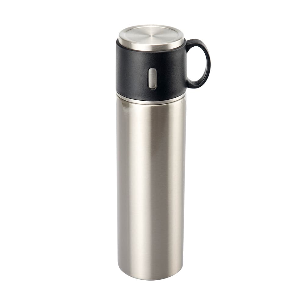 500ml Sublimation Vacuum Insulated Sports Bottle with Snap-Seal Lid & Cup