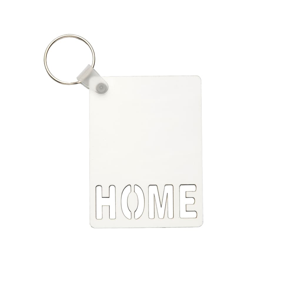 Sublimation Keychain Blanks - Double Sided MDF with Letter Design