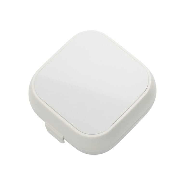 Portable Plastic Jewelry Box with Dividers - Mini Travel Case