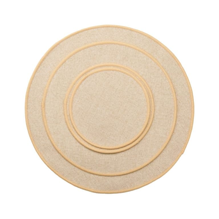 Quick Dry Absorbent Placemat - Non Slip Linen & Rubber Mat for Table
