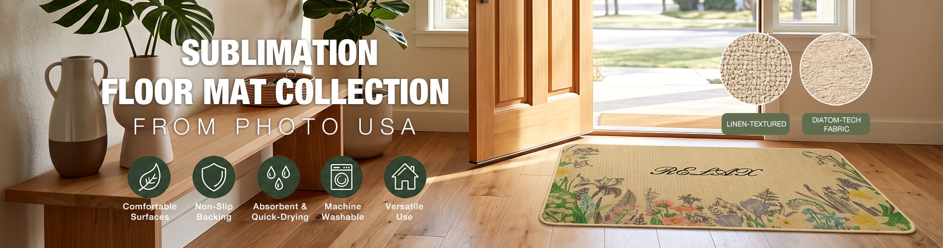 Sublimation Floor Mat Collection