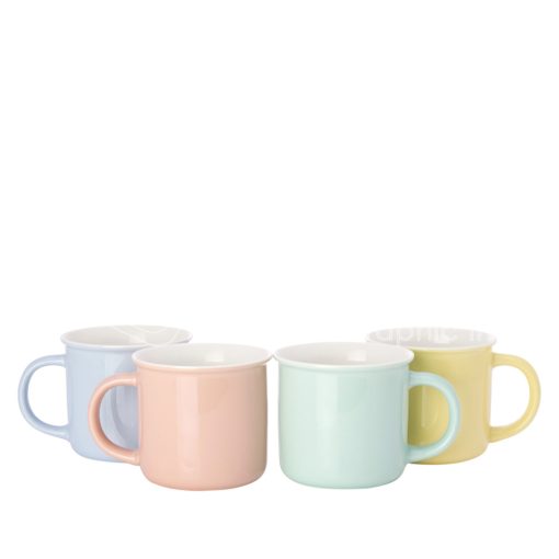 13 oz Sublimation Macaron Colors Coffee Mugs