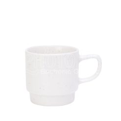 sublimation stackable black and white coffee mugs