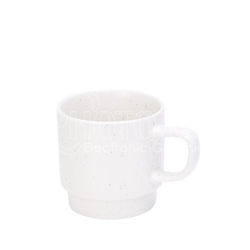 sublimation stackable black and white coffee mugs