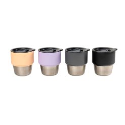 Custom 6 oz. Powder Coated Stackable Cup Set for Laser Engraving & UV