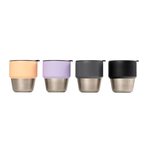 Custom 6 oz. Powder Coated Stackable Cup Set for Laser Engraving & UV