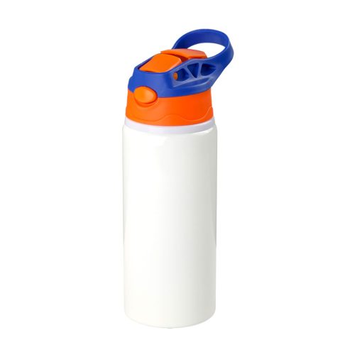 Sublimation Aluminum Kid’s Colorful Water Bottle with Quick-Release Silicone Spout