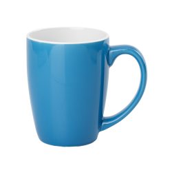 12 oz. Bright Light Two Tone Tapered Ceramic Mug for Laser Engraving