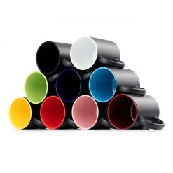 ● 9 varieties of inner colors, offered in 10 and 11oz sizes.