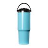 This custom tumbler is crafted from high-quality, food-grade stainless steel.