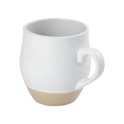 Imitation handcrafted stripes enhance the artistic appeal.