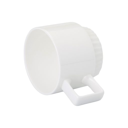 This custom coffee mug is made from high-quality bone china.