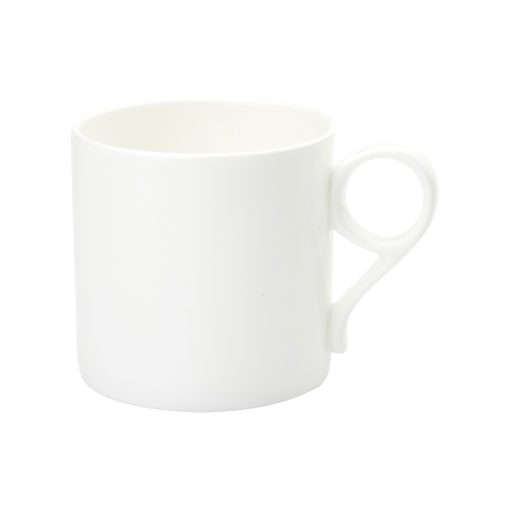 12 oz. Sublimation Bone China Mug with '9'-Shaped Handle
