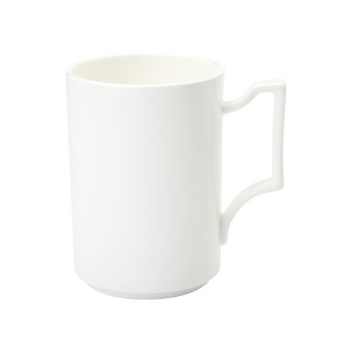 13 oz. Sublimation Garden Bone China Mug with Square Handle