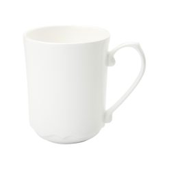 14oz. Sublimation Bone China Mug with Crown-Shaped Base