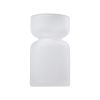 Sublimation Hourglass-Shaped Borosilicate Frosted Glass Cup