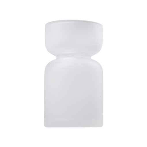 Sublimation Hourglass-Shaped Borosilicate Frosted Glass Cup