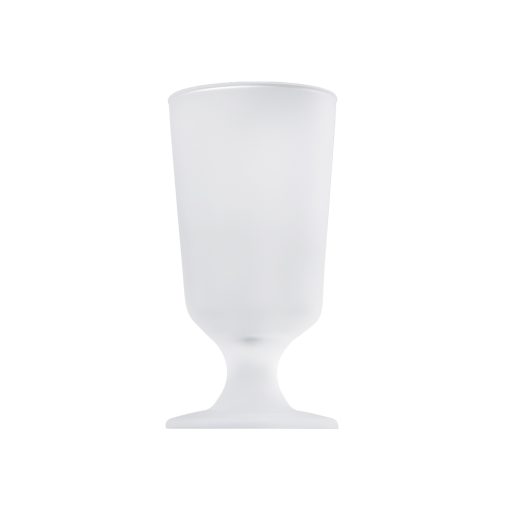 Sublimation Frosted Conical Glass Cup with Short Base