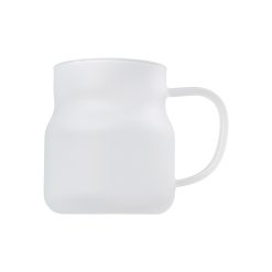 600ml Sublimation Frosted Borosilicate Tulip Glass Cup