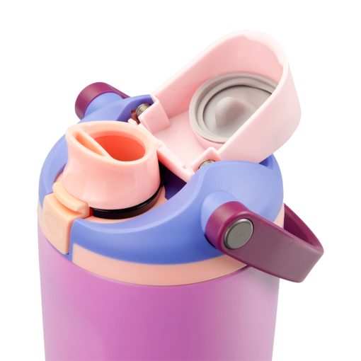 2-in-1 drink system: straw-sip port & Big-gulp spout
