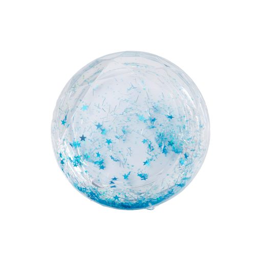 Contains liquid and glitter in four colors that sparkle and flow in response to gravity.