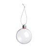 Sublimation Clear 3D Plastic Christmas Ornaments