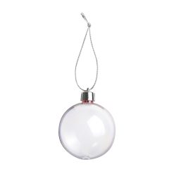 Sublimation Clear 3D Plastic Christmas Ornaments