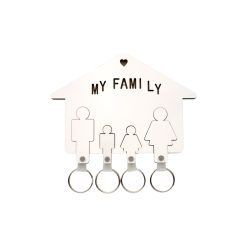 Sublimation MDF Keychain & Plywood Wall Holder Set