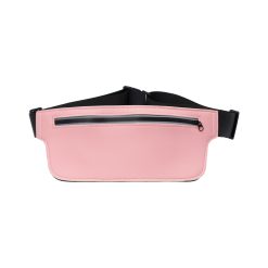 Waterproof Neoprene Waist Bag with Adjustable Strap - Light Pink