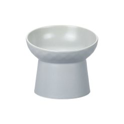 New Bone China Cat Bowls With a 15° Tilt & Diamond Pattern