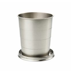 Stainless Steel Collapsible Cup – Foldable Drinking Cup for UV Sticker